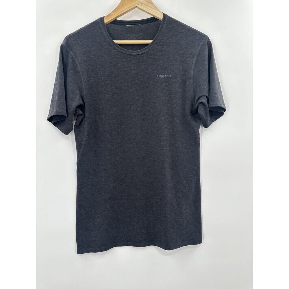Patagonia Men’s Shirt Short Sleeve Logo Embroidered Gray Size Xsmall